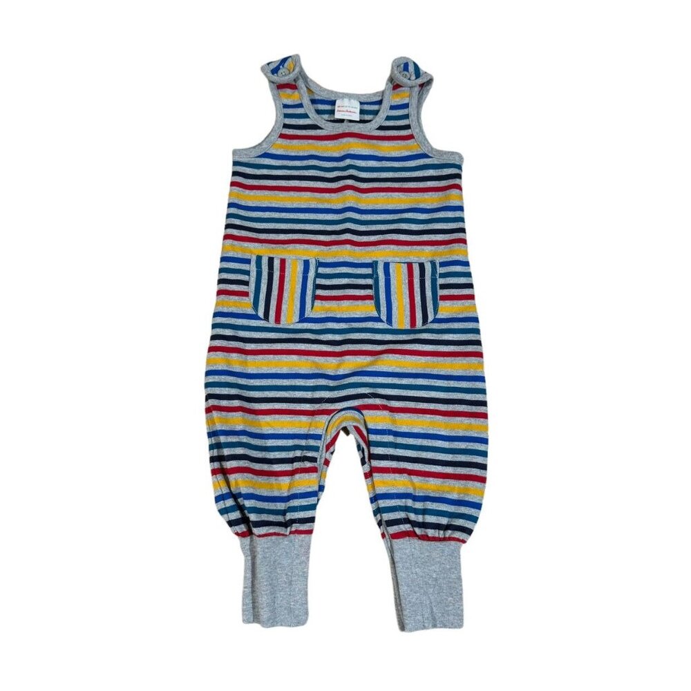 Hanna Andersson Multicolor Striped Kids Overalls